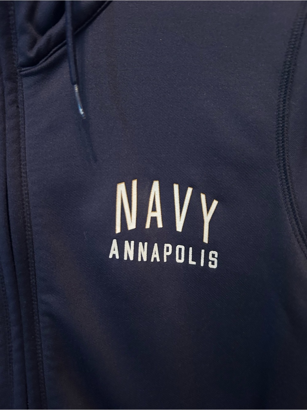 Under Armour Navy Blue Full Zip Hoodie